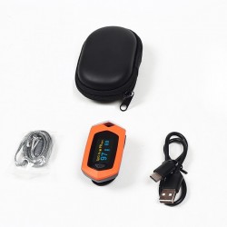 oximètre de pouls finger - moniteur de fréquence cardiaque sanguin - rechargeable