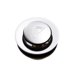 Push-down pop-up sink tub drain stopperDrains
