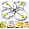 Stainless steel mould shaper for frying eggs & pancakesEgg shapers