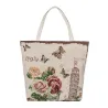 Canvas tas met bloemenprintTassen