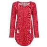 Mini polka dot dress with long sleeveJurken
