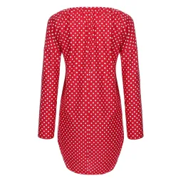 Mini polka dot dress with long sleeveJurken
