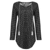 Mini polka dot dress with long sleeveJurken