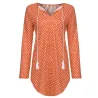 Mini polka dot dress with long sleeveDresses