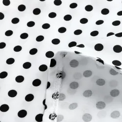 Mini polka dot dress with long sleeveJurken