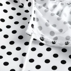 Mini polka dot dress with long sleeveDresses