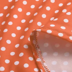 Mini polka dot dress with long sleeveDresses