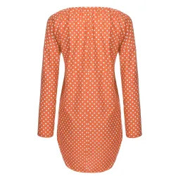 Mini polka dot dress with long sleeveDresses