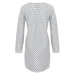 Mini polka dot dress with long sleeveDresses
