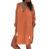 Mini polka dot dress with long sleeveDresses