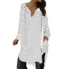 Mini polka dot dress with long sleeveDresses