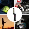 Torche LED COB - rechargeable USB - avec crochet suspendu