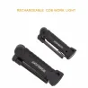 Torche LED COB - rechargeable USB - avec crochet suspendu