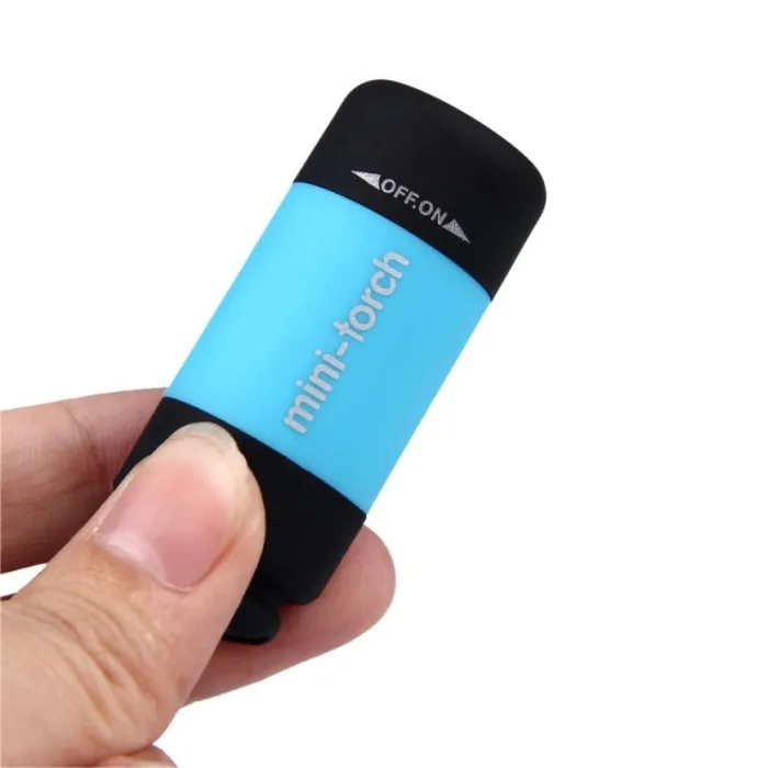 Mini 0.3W USB LED-zaklamp met sleutelhangerZaklampen