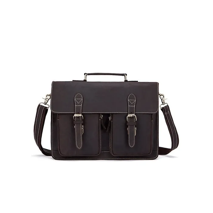 Sac en cuir véritable pour hommes
