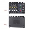 AM-228 console de mixage - ultra-compact - faible bruit - 8 canaux audio mixeur avec adaptateur de puissance