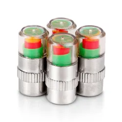 Bandenspannings indicator - universeel - ventieldop voor autobanden 4 stWiel onderdelen