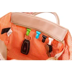 Mini tas clips - sleutelhouder haken 2 stuksTassen