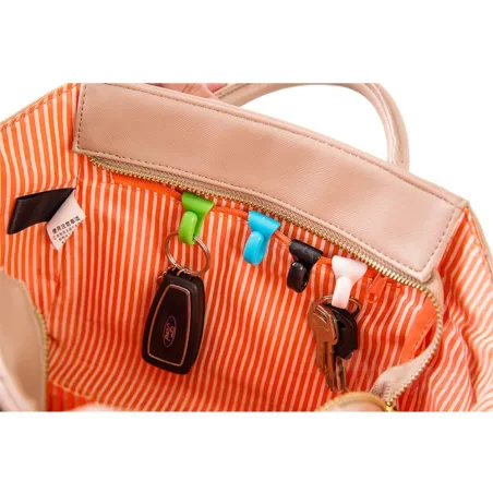 Mini tas clips - sleutelhouder haken 2 stuksTassen