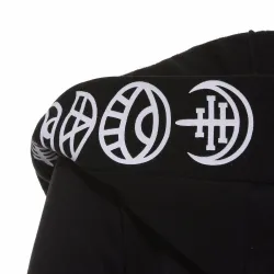 Gothic & Punk stijl - lange sweatshirt - losse hoodie - katoenPlus