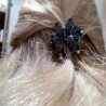 Fleur en cristal - clip cheveux
