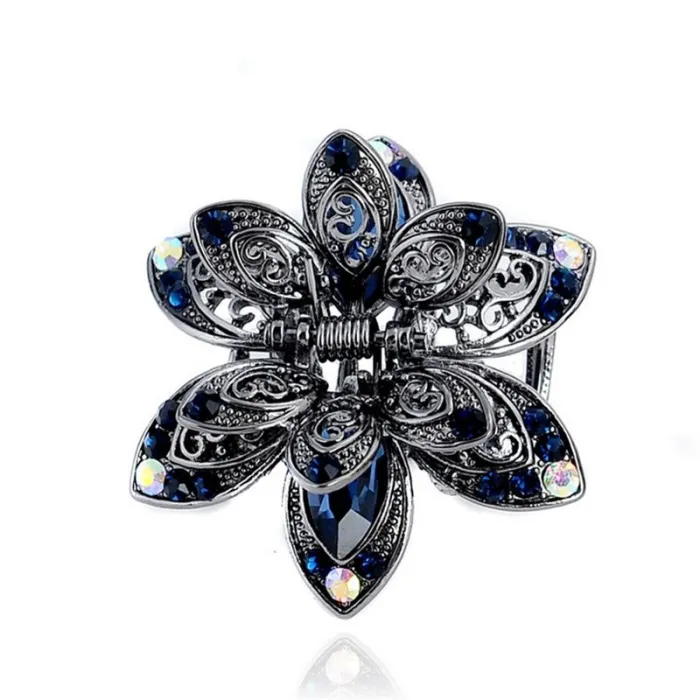 Crystal flower - hair clipHair clips
