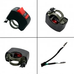 U7 Angel Eye motorcycle LED headlight with switch - fog lamp - CREE chip 3000LM - 2 piecesLights