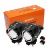 U7 Angel Eye motorcycle LED headlight with switch - fog lamp - CREE chip 3000LM - 2 piecesLights