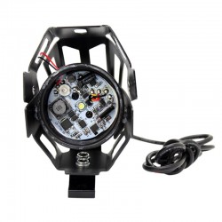U7 Angel Eye motorcycle LED headlight with switch - fog lamp - CREE chip 3000LM - 2 piecesLights