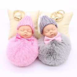 Sleeping baby doll - keychainKeyrings