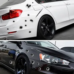 Kogelgaten - 3D autosticker - waterdicht - 21 * 30cmStickers