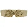 Vintage Chinese knoop - elastische leren riemRiemen