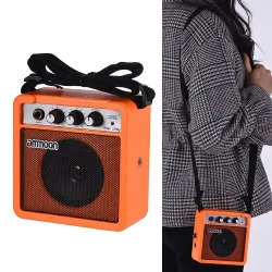 Draagbare mini 5W versterker & luidspreker voor gitaar en ukelele - ingebouwde batterijGitaar
