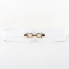 Double gold buckle - elastic leather beltBelts