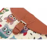 Printed Owls - crossbody shoulder small bagTassen