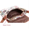 Printed Owls - crossbody shoulder small bagTassen