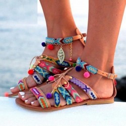 Ethnic - bohème - sandales d'été