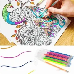 Fluorescent - colorful - gel drawing pens 24 / 48 pcsPennen & Potloden