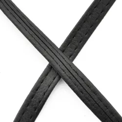 Leather & lace - elegant wide beltRiemen