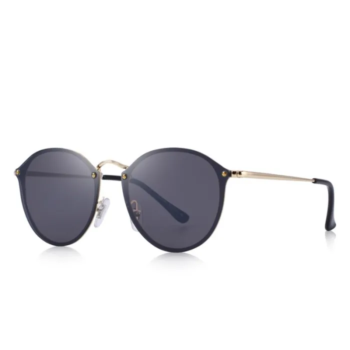 Lunettes de soleil ovales rétro - Protection UV - unisexe