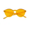 Transparent - lunettes de soleil en plastique - unisex