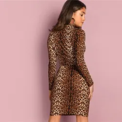 Leopard design - top & skirt 2 pcs setJurken