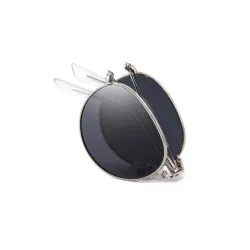 Retro - foldable - oval sunglasses - unisexZonnebril