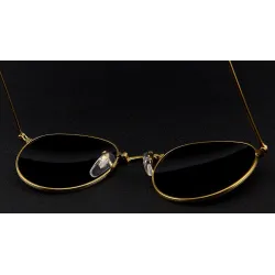 Retro - foldable - oval sunglasses - unisexZonnebril