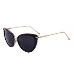 Retro cat eye - alloy frame - oval sunglasses - UV400Zonnebril