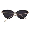 Retro cat eye - alloy frame - oval sunglasses - UV400Zonnebril