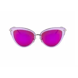 Retro cat eye - alloy frame - oval sunglasses - UV400Zonnebril