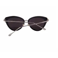 Retro cat eye - alloy frame - oval sunglasses - UV400Zonnebril