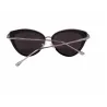 Retro cat eye - alloy frame - oval sunglasses - UV400Zonnebril