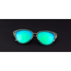 Retro cat eye - alloy frame - oval sunglasses - UV400Zonnebril